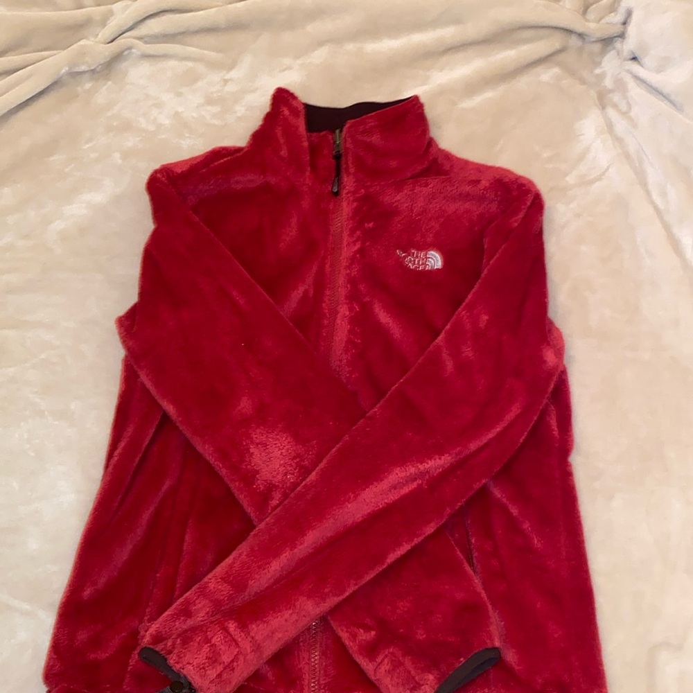 The North Face Red/Pink Plush Fleece Jacket